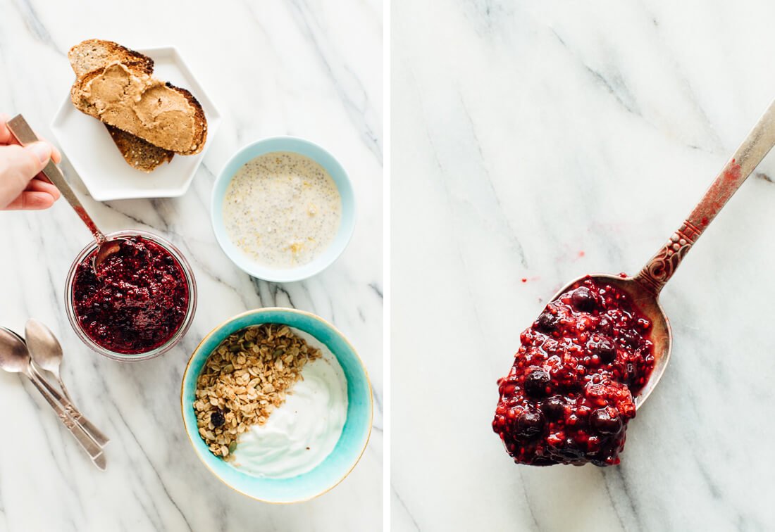 homemade chia seed jam