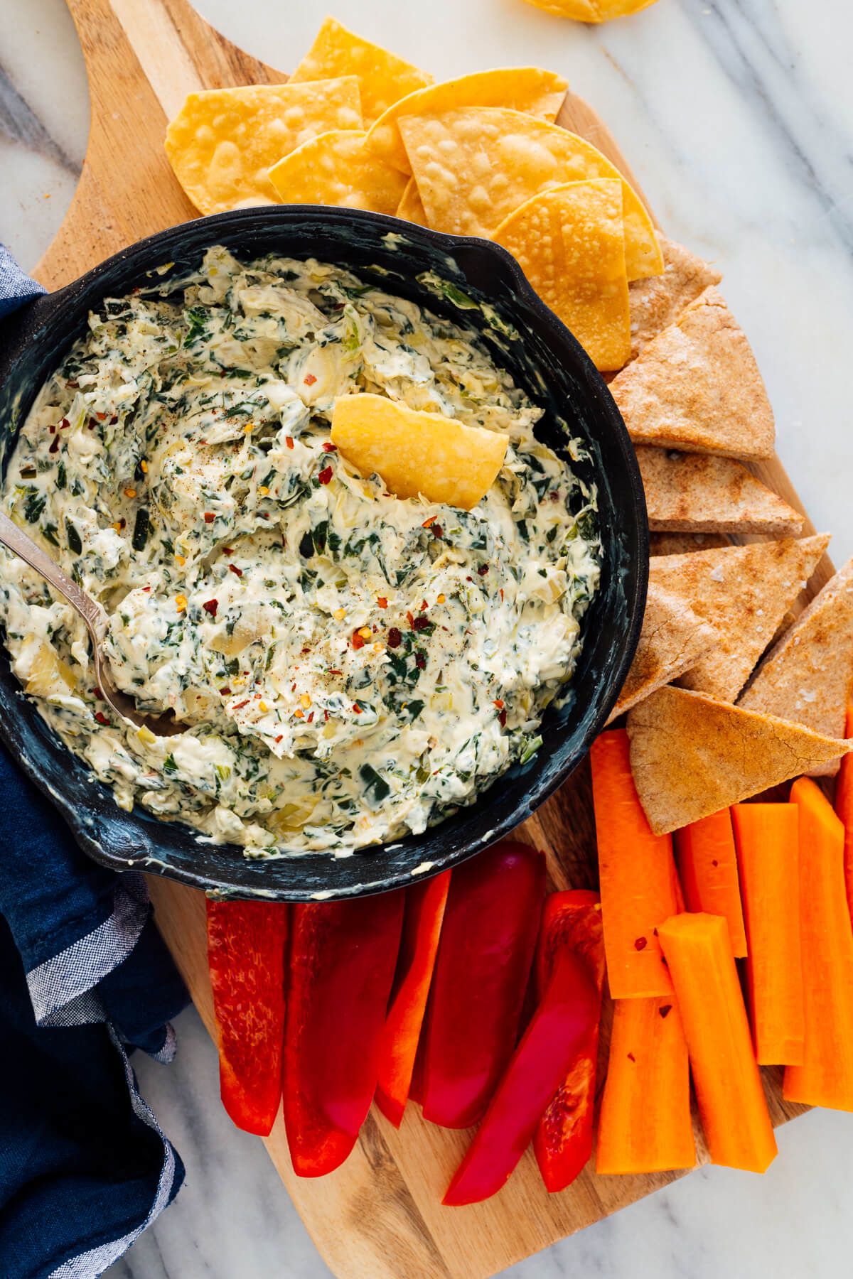 hot spinach artichoke dip recipe