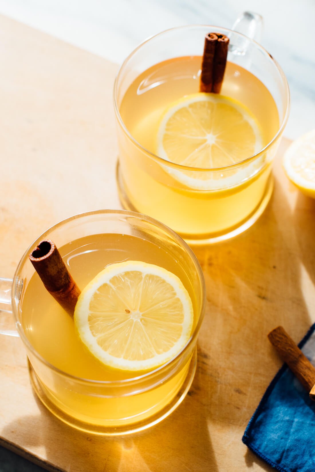 hot toddy recipe close-up