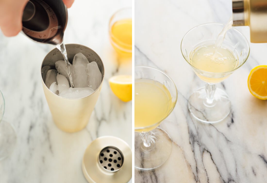 how to make bee's knees cocktail