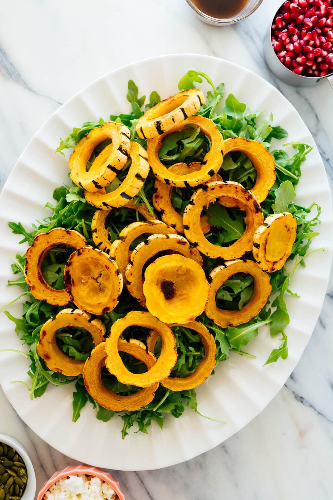 how to make delicata squash salad