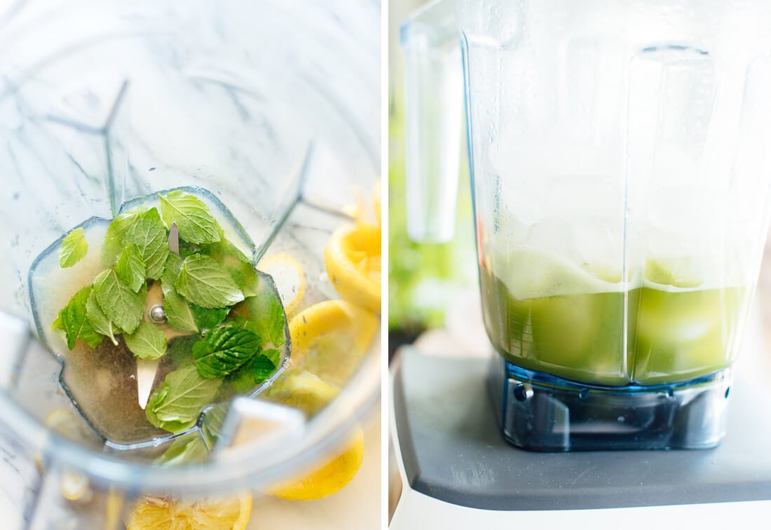 how to make frozen mint lemonade