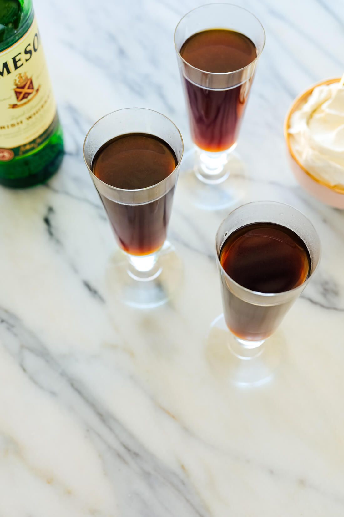 how to make Irish coffee