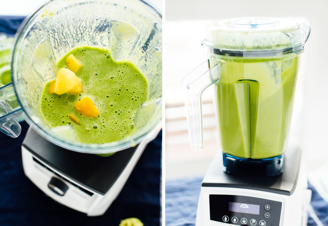 how to make mango green smoothie