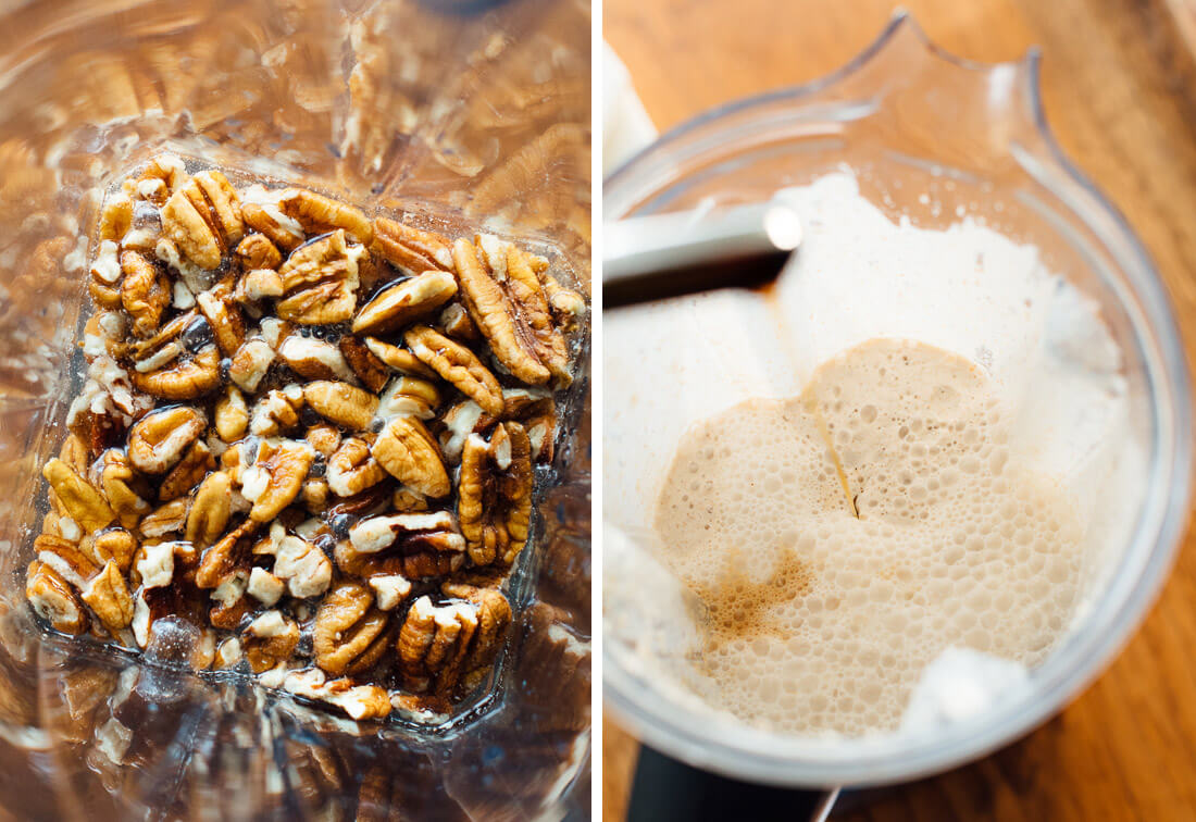 how to make pecan milk