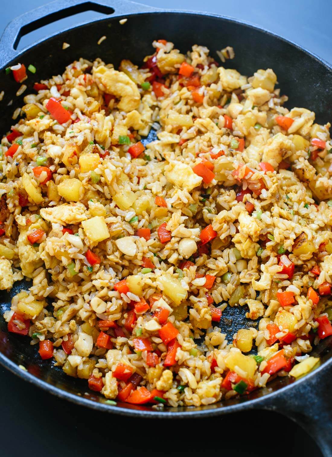 How to make Thai pineapple fried rice (it's amazing!) - cookieandkate.com