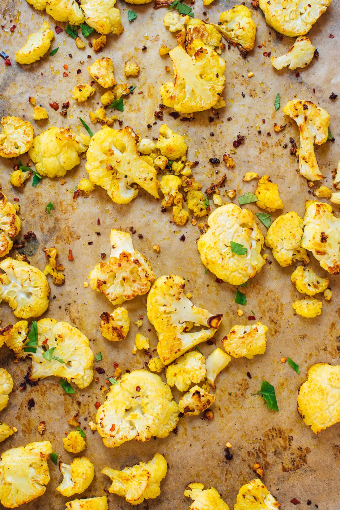 Indian roasted cauliflower recipe variation