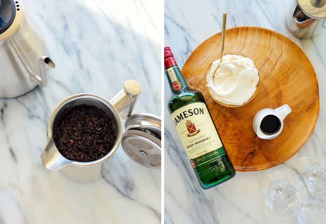 Irish coffee ingredients