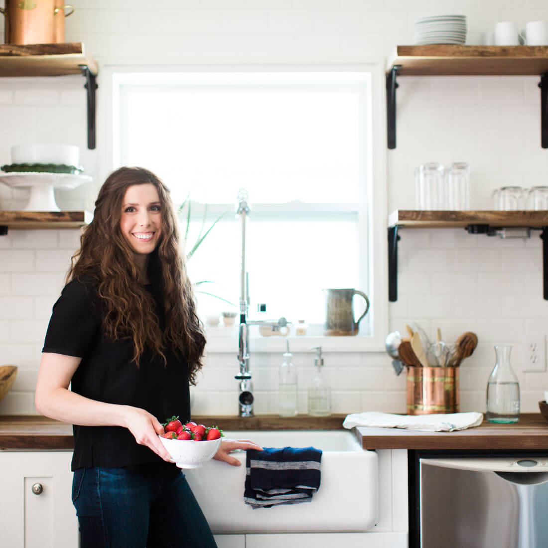 Kate in the kitchen