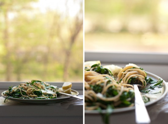 lemon collard greens pasta recipe