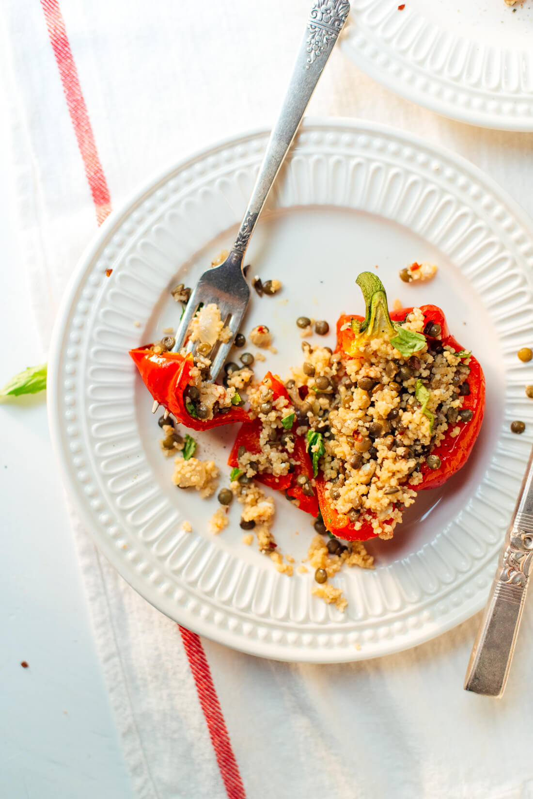 Lentil stuffed peppers recipe!