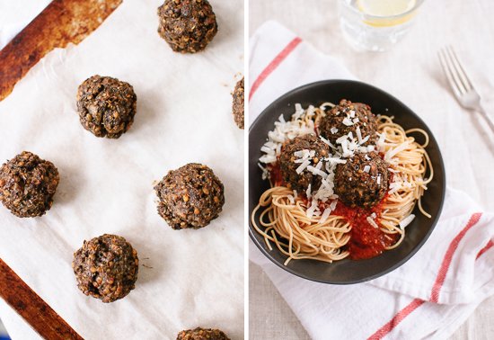 Lentil mushroom meatball recipe