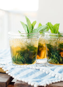 maple-sweetened mint julep recipe