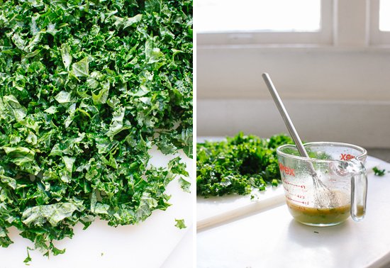 marinated raw kale