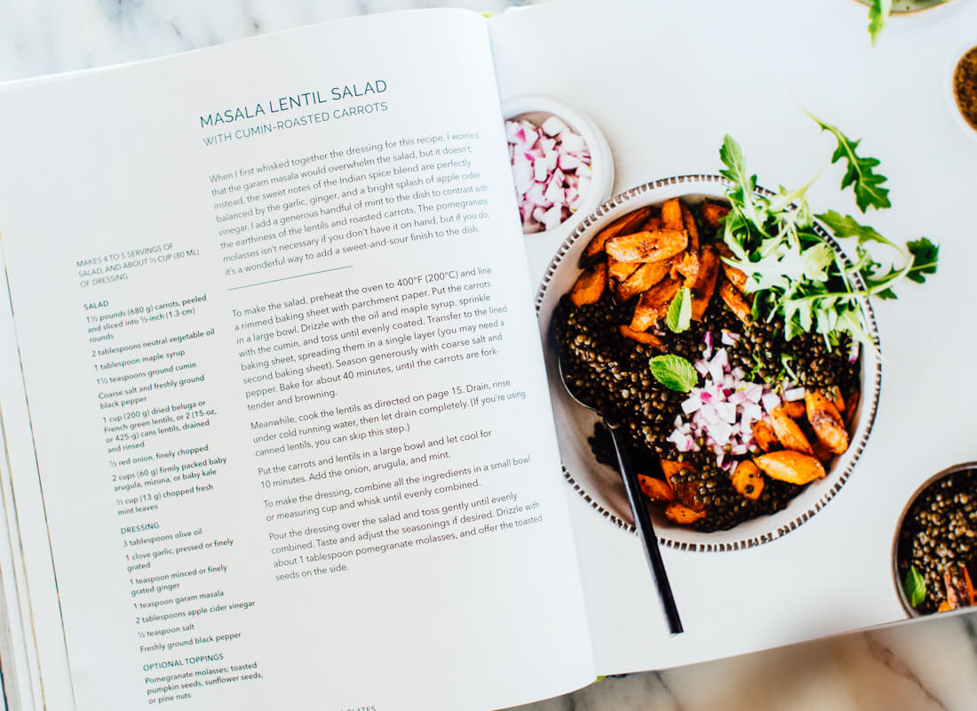 masala lentil salad recipe in Power Plates cookbook