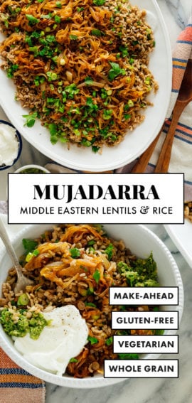 mujadarra (lentils and rice recipe)