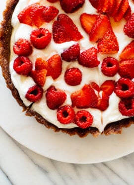 no-bake greek yogurt tart recipe