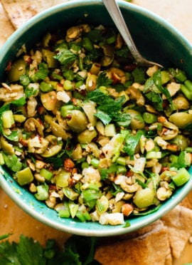 olive parmesan celery party appetizer