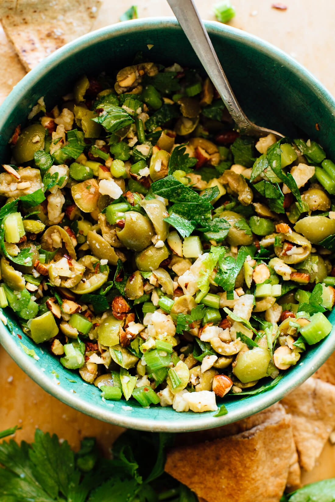 olive parmesan celery party appetizer