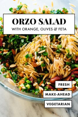 orange orzo salad recipe