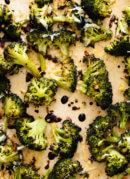 Parmesan Roasted Broccoli with Balsamic Drizzle