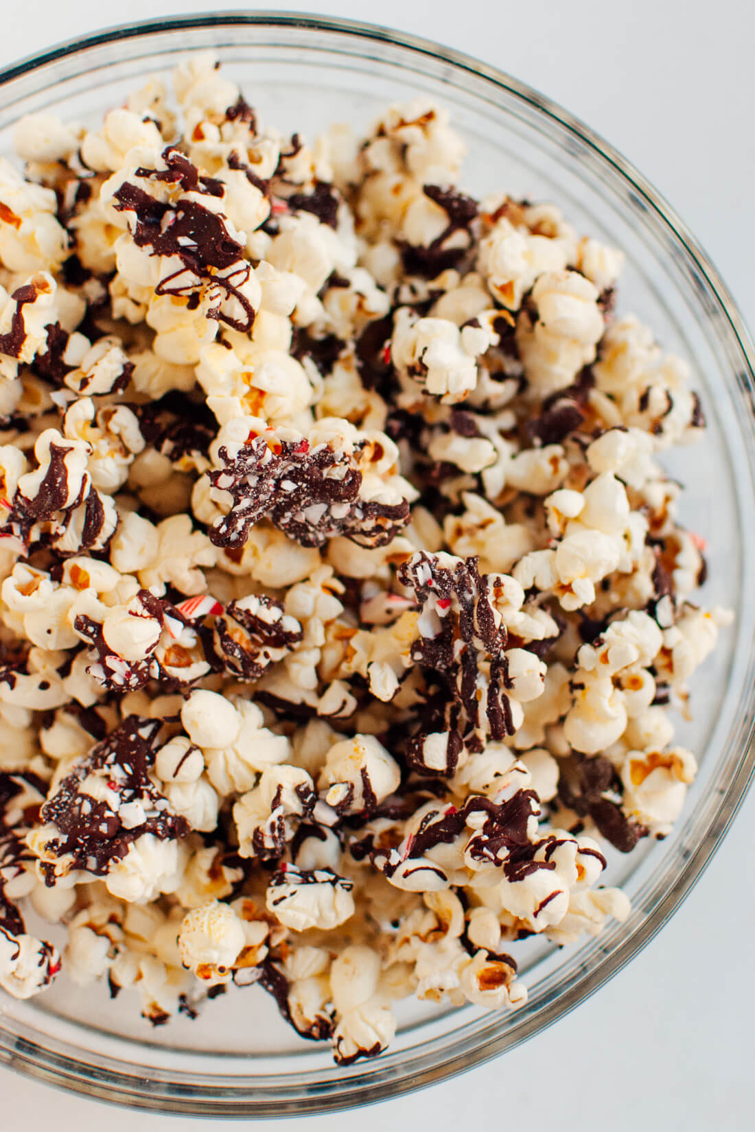 Peppermint chocolate popcorn recipe