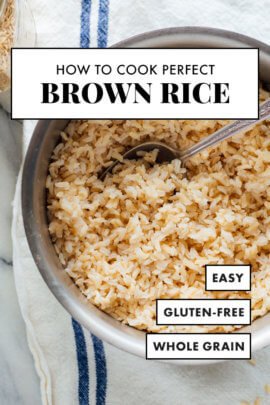 perfect brown rice recipe