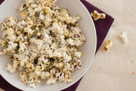 pesto popcorn recipe