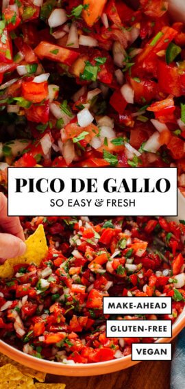 Pico de gallo collage