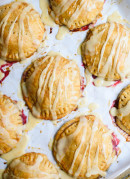 Raspberry Hand Pies with Cinnamon-Orange Glaze