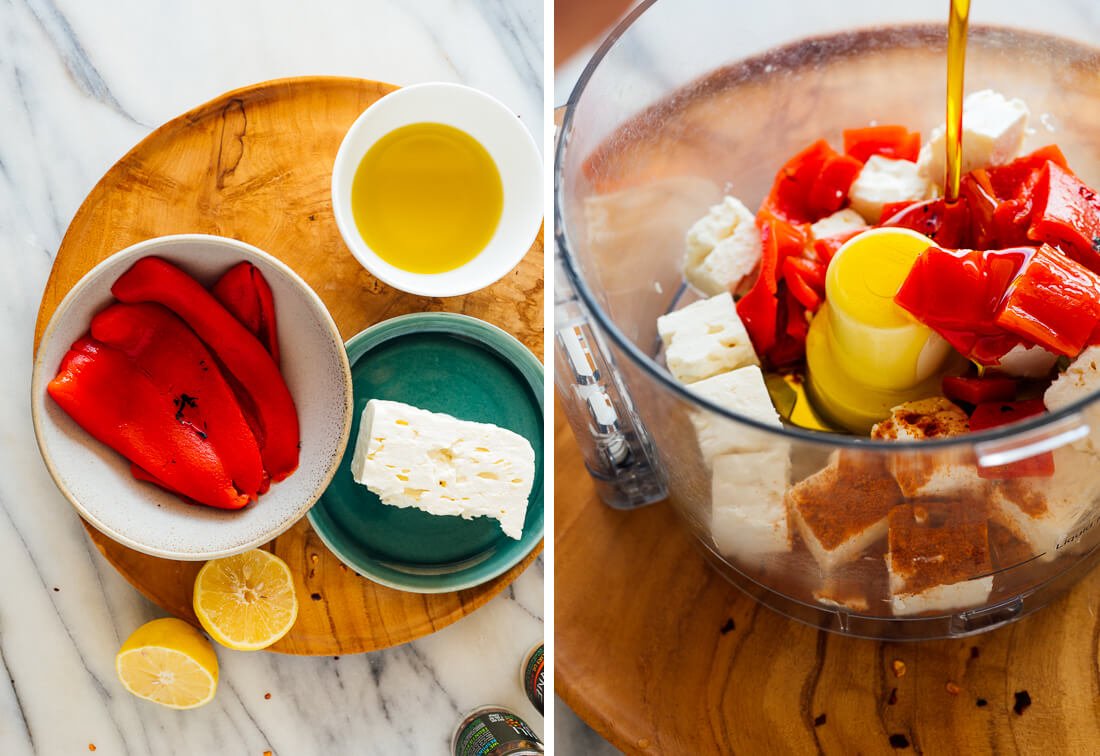 red pepper feta dip ingredients