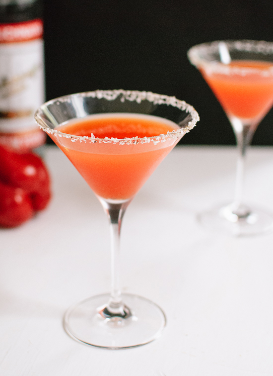 Red pepper martini