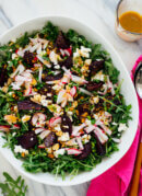 Roasted Beet Salad with Goat Cheese & Pistachios