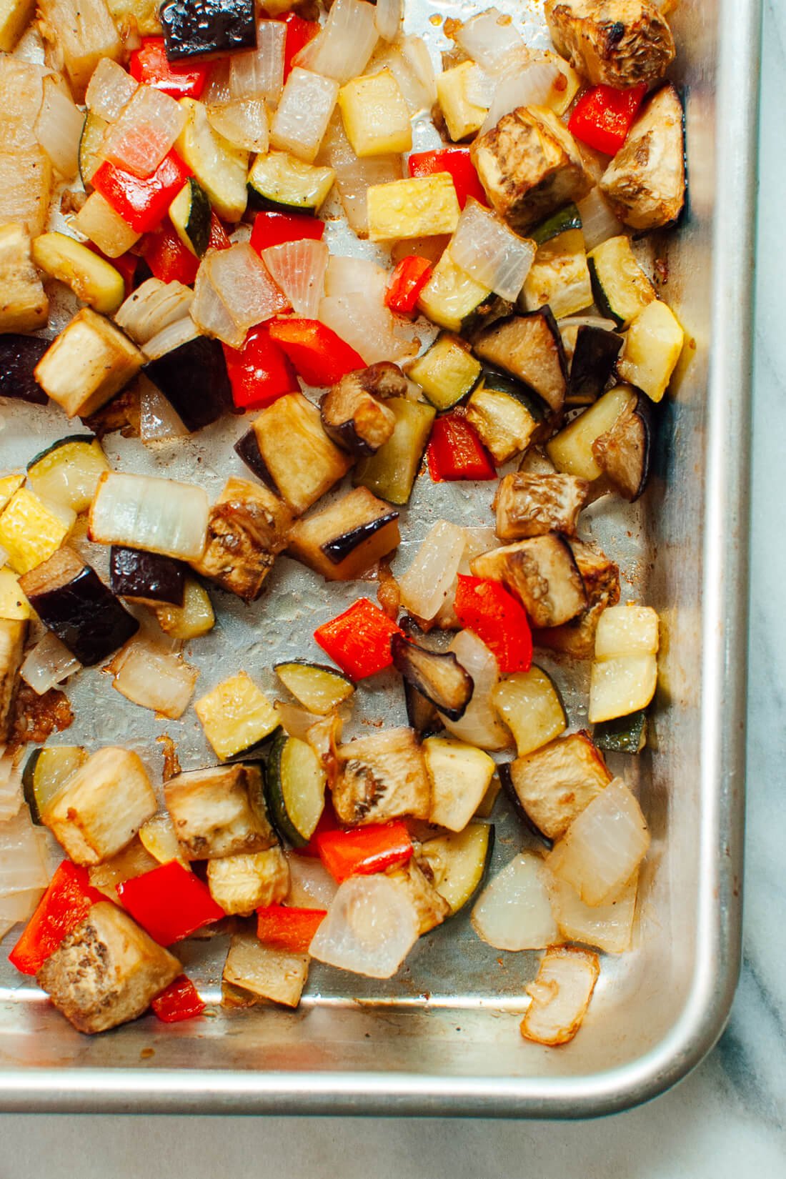 Simple roasted ratatouille