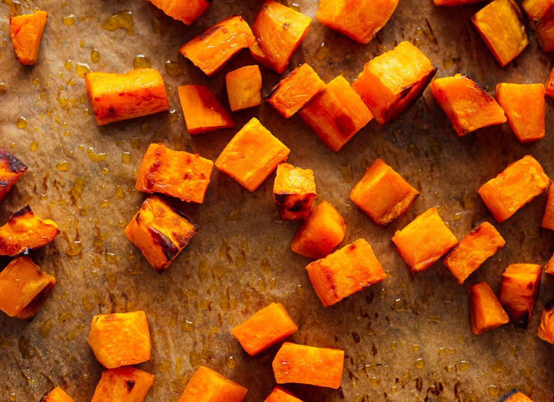 roasted sweet potatoes