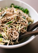 Sesame-Ginger and Cucumber Soba Noodles