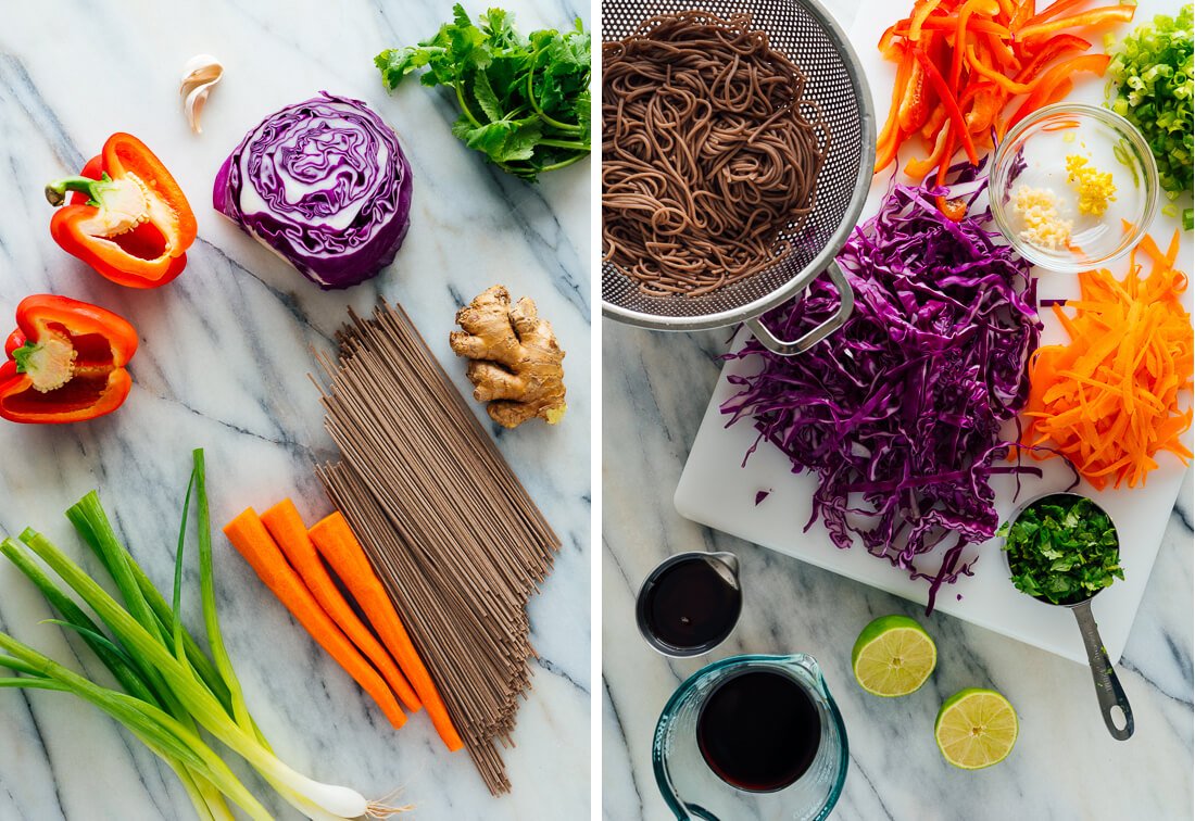 sesame noodle salad ingredients