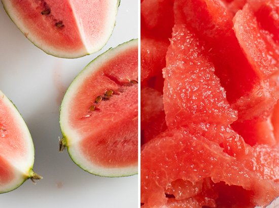 sliced watermelon