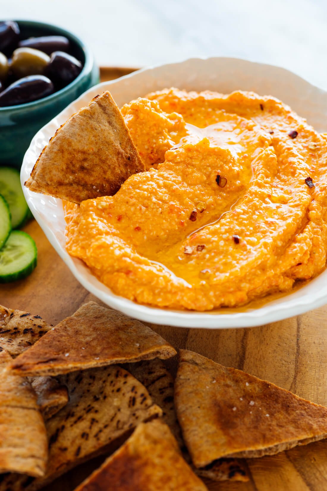 spicy red pepper feta dip recipe