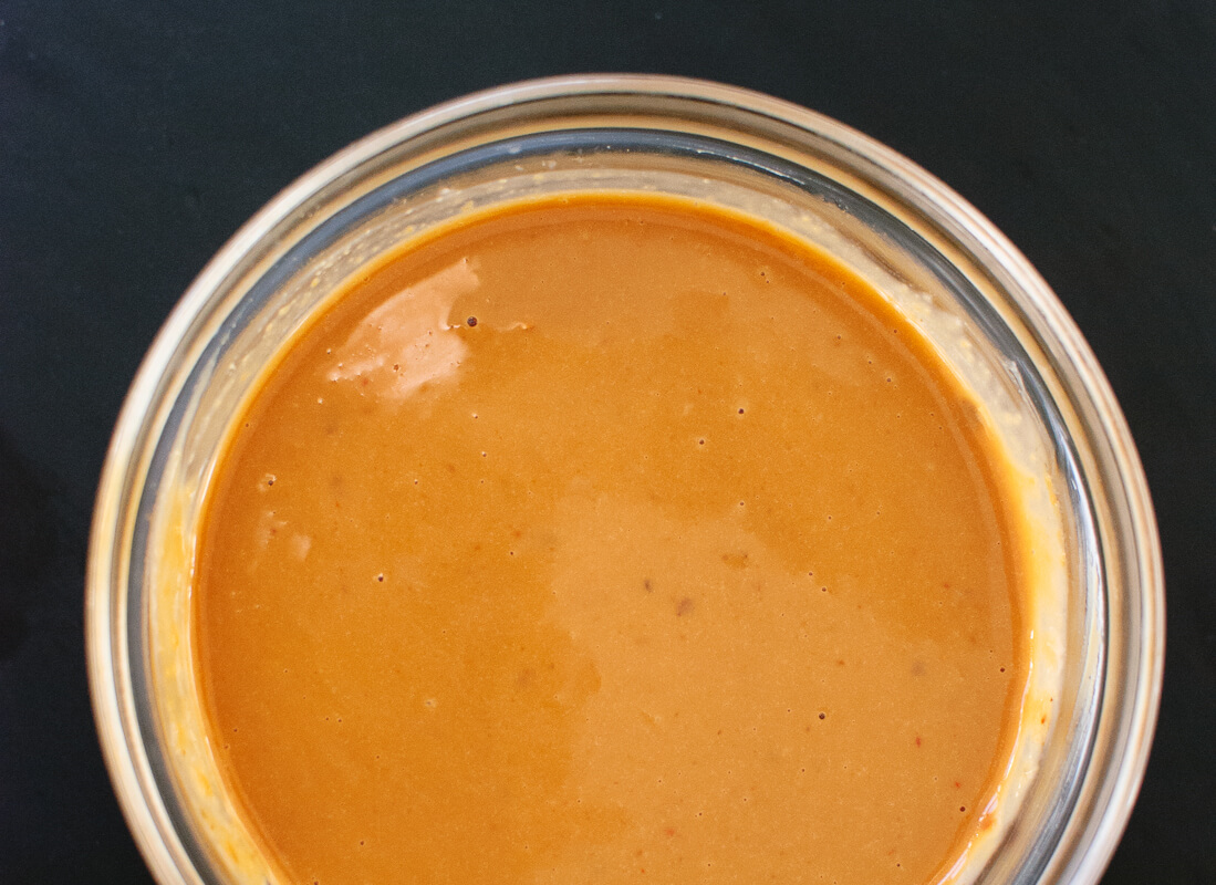 Spicy Thai peanut sauce recipe