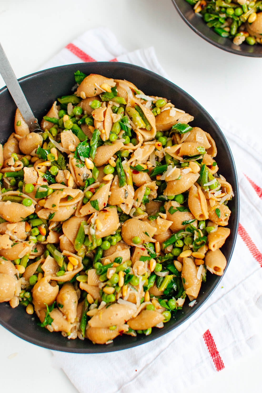 spring pea and asparagus pasta recipe