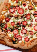 Strawberry, Basil and Balsamic Pizza