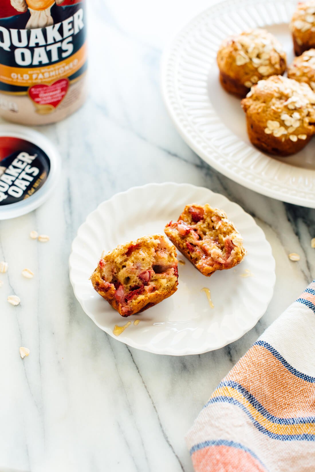 strawberry oat muffins recipe