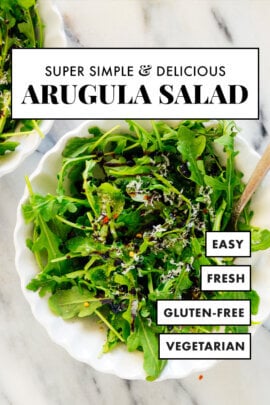 super simple arugula salad recipe