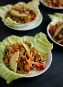 Sweet Corn Salad Wraps