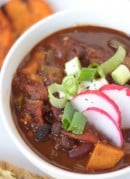 Vegetarian Sweet Potato Chili