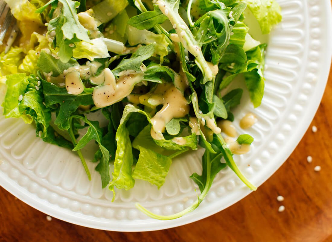 tahini dressing salad