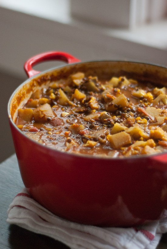 lentil vegan curry