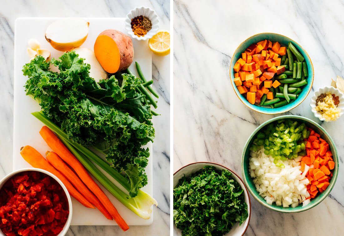 vegetable soup ingredients