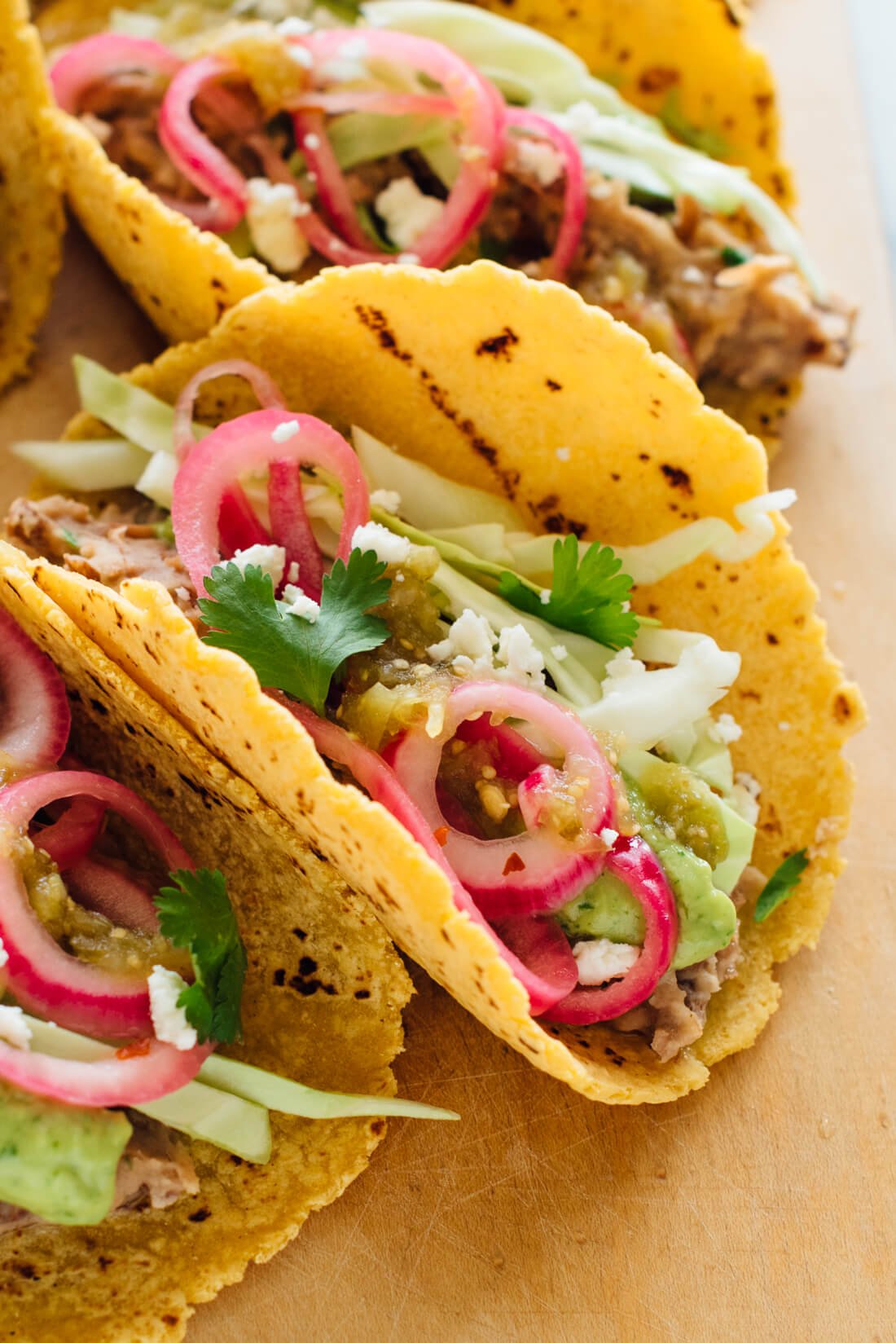 vegetarian bean tacos recipe